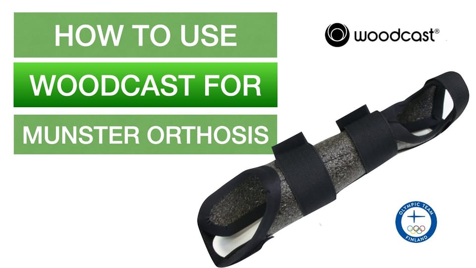 Muenster Orthosis with Woodcast